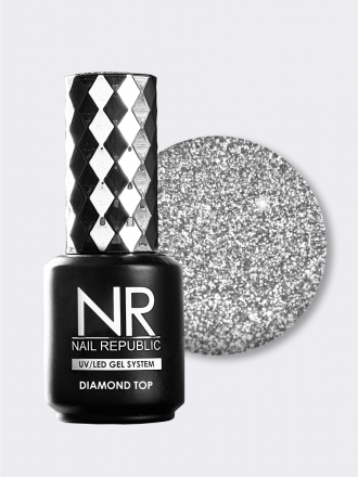 NAIL REPUBLIC   Топ светоотражающий без л/с   Top   DIAMOND   #07   15мл