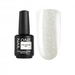 ONE NAIL   Gel   CAMO SHINE   #01   15мл (флакон)   Гель моделирующий с хлопьями Юки