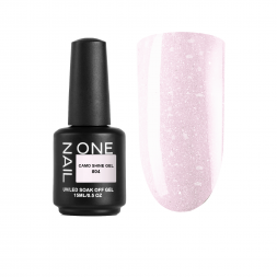 ONE NAIL   Gel   CAMO SHINE   #04   15мл (флакон)   Гель моделирующий с хлопьями Юки