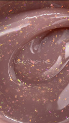 ONE NAIL   Gel   CAMO SHINE   #07   15мл (флакон)   Гель моделирующий с хлопьями Юки