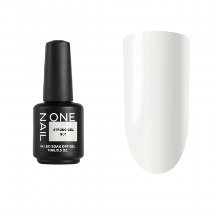 ONE NAIL   Gel  STRONG   #01   15мл (флакон)   Гель моделирующий самовыравнивающийся